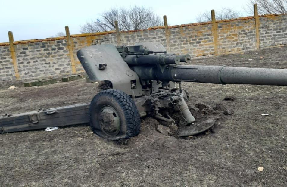 Морська піхота ЗСУ знищила ворожу бронетехніку. Фото: Генштаб ЗСУ