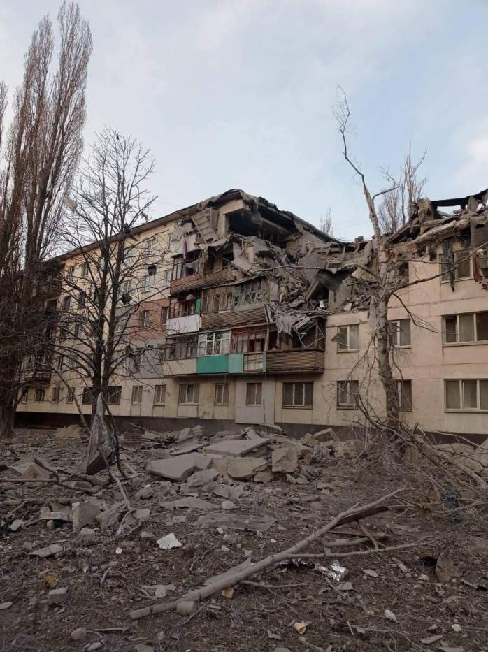 Последствия обстрелов в Лисичанске. Фото: Сергей Гайдай в Telegram
