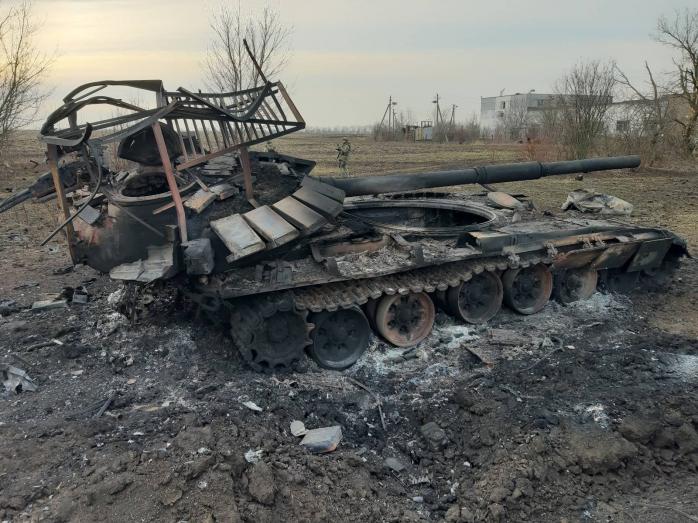 Російський танк злякався «Джавеліна» – захисники показали фото