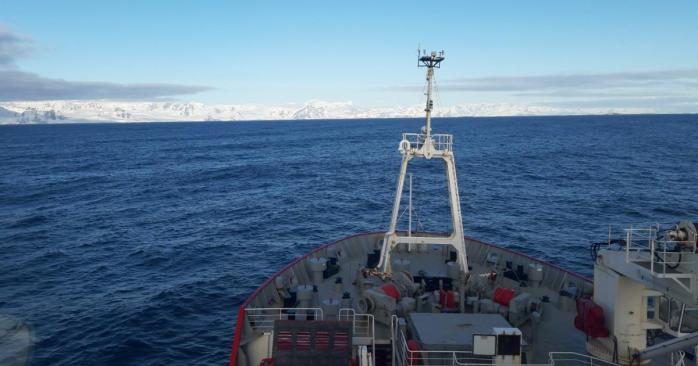 Ледокол «Ноосфера» уже добрался до станции «Академик Вернадский», фото: Национальный антарктический научный центр