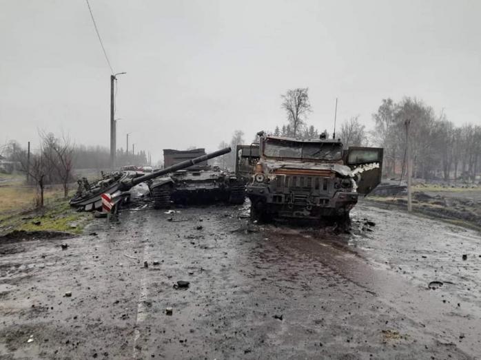 Рашисти зазнали втрат на Луганщині. Фото: Генштаб ЗСУ