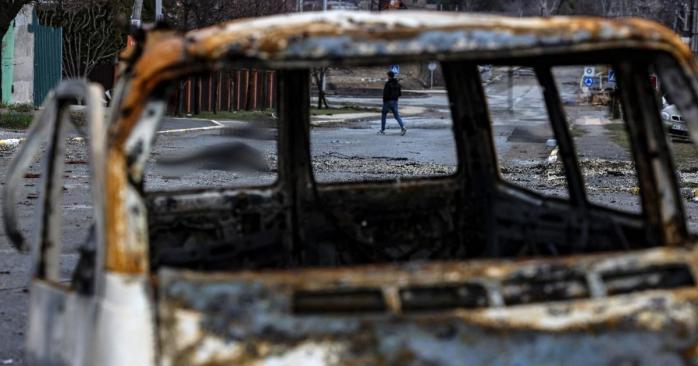Окупанти чинили численні злочини в Бучі, фото: AFP