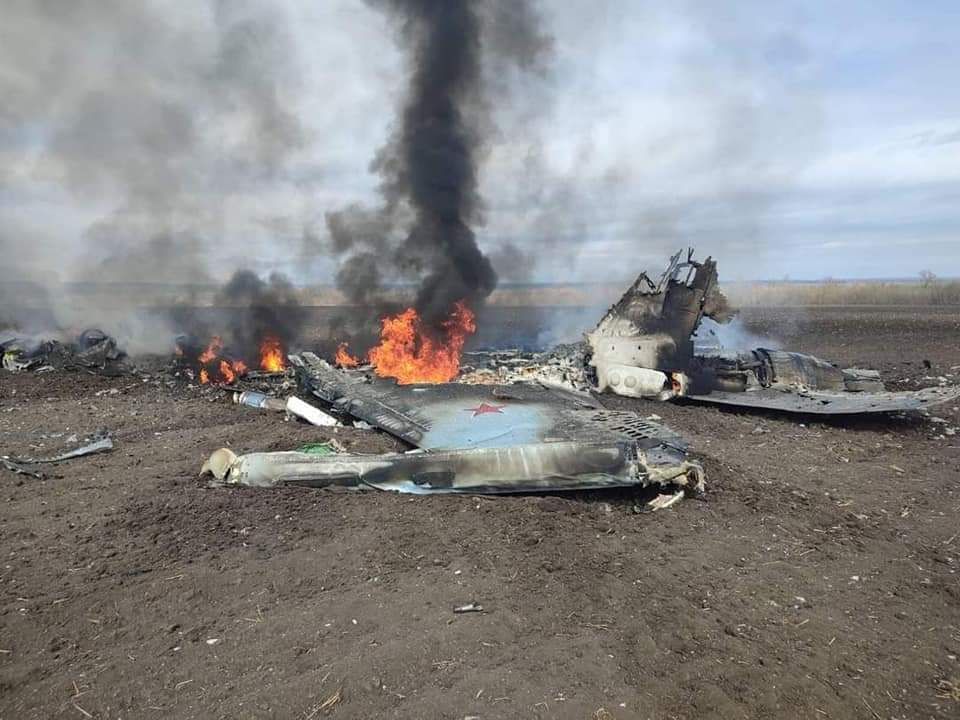 ППО завалила російську "сушку" біля Ізюму, пілоту втекти не вдалося