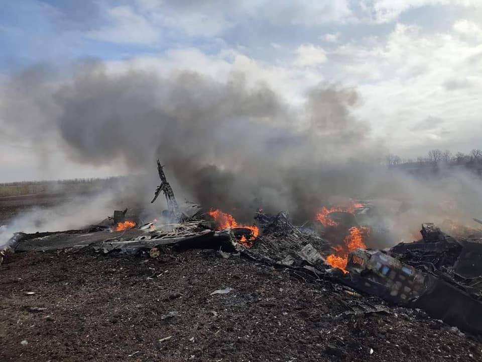 ППО завалила російську "сушку" біля Ізюму, пілоту втекти не вдалося 
