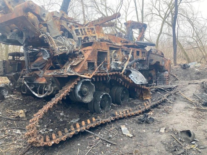 Уничтоженный российский «Бук», фото: ССО Украины