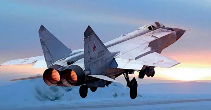 росія втратила військовий літак МіГ-31, фото: «Главком»