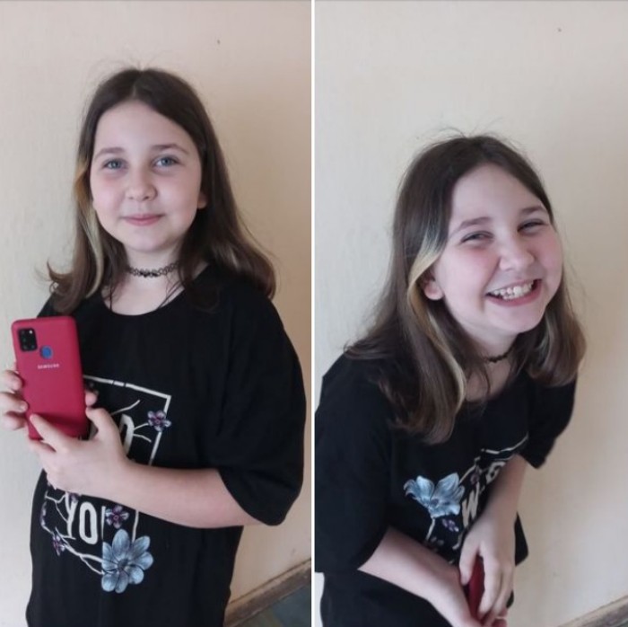 Украинские военные вернули 10-летней Иванке похищенный россиянами телефон, фото: 93-я ОМБр Холодный Яр
