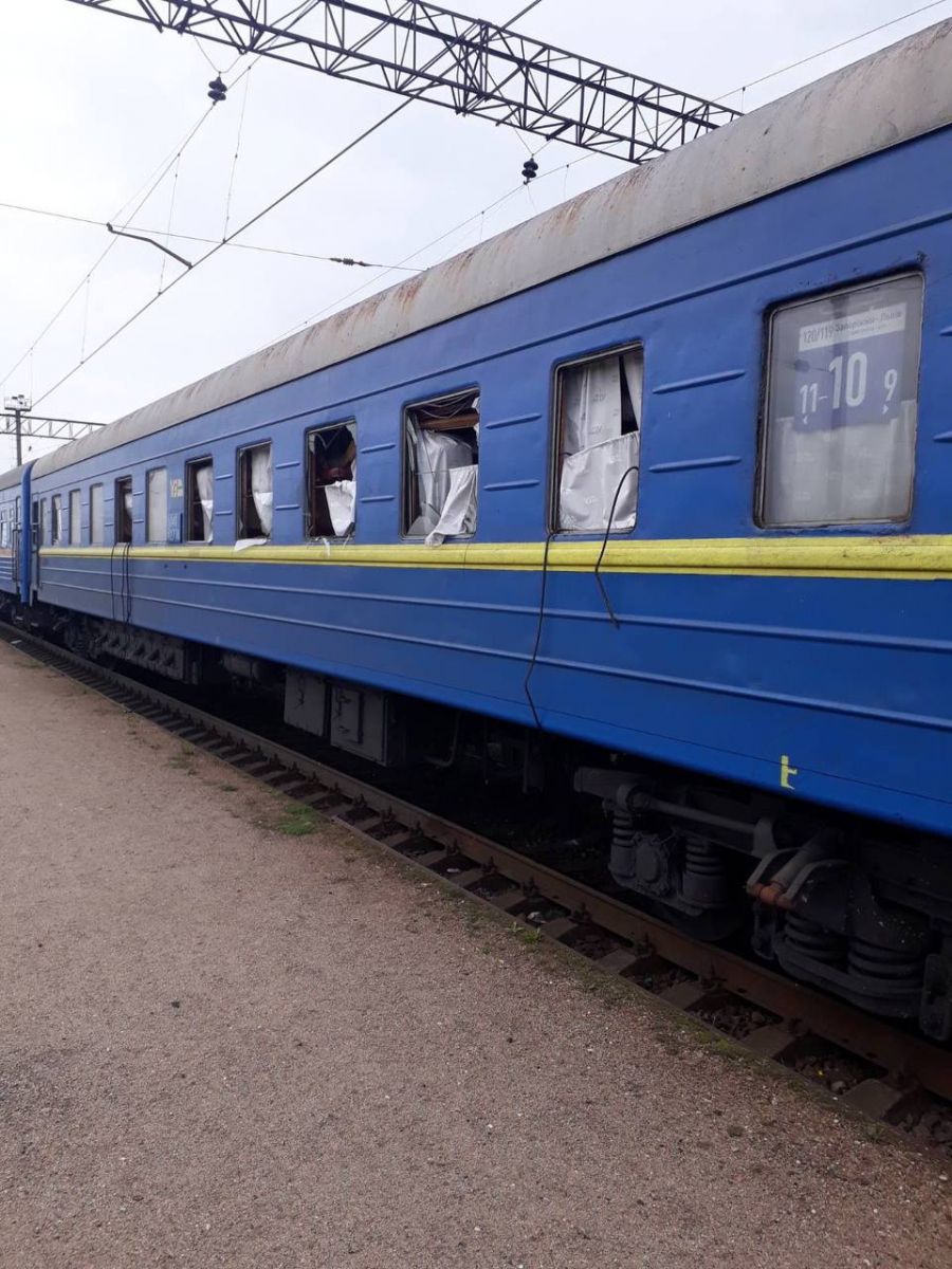 Обстріл евакуаційного поїзда в Запоріжжі, 21 квітня 2022 року