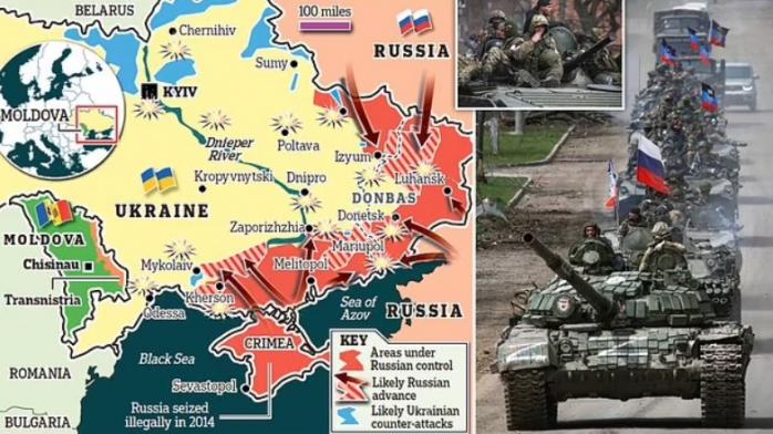 Генштаб: рф атакует по всей линии фронта на Донбассе, «бучанские палачи» под Изюмом