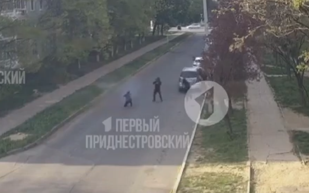 Приднестровские СМИ показали видео обстрела здания МГБ в Тирасполе