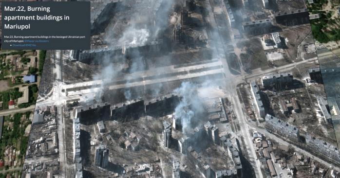 Японцы создали цифровую карту разрушений Украины. Фото: HNK