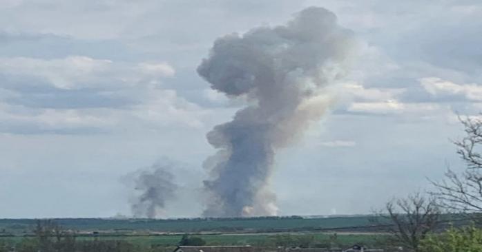 Наслідки вибуху біля Бєлгорода, фото: «Белгородский осведомитель»