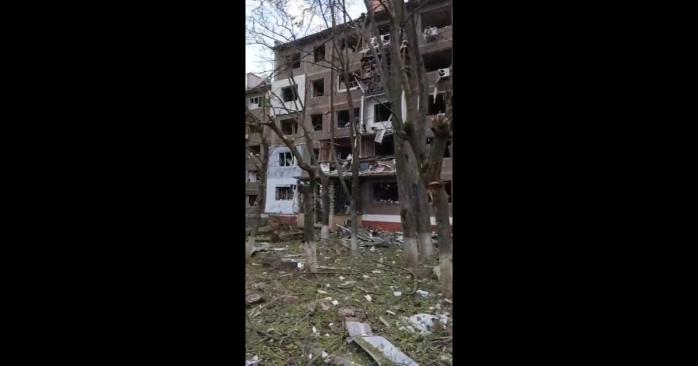 Последствия ракетного удара по Краматорску, фото: Донецкая ОВА