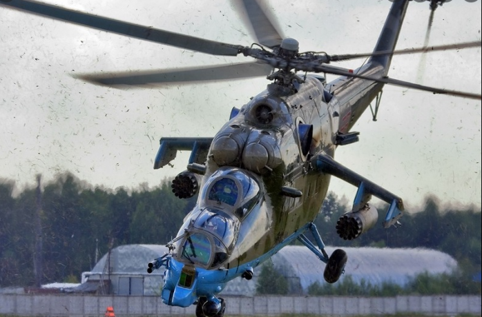  Десантно-штурмовые войска опубликовали видео сбитого российского Ми-24