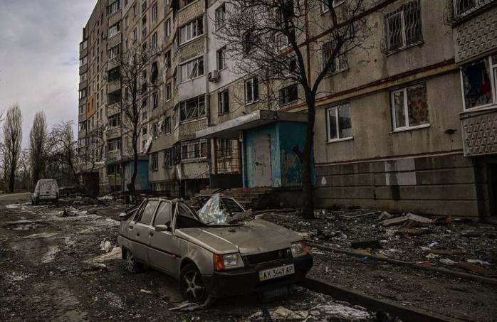 рф намеренно уничтожала многоэтажки в Харькове. Фото: