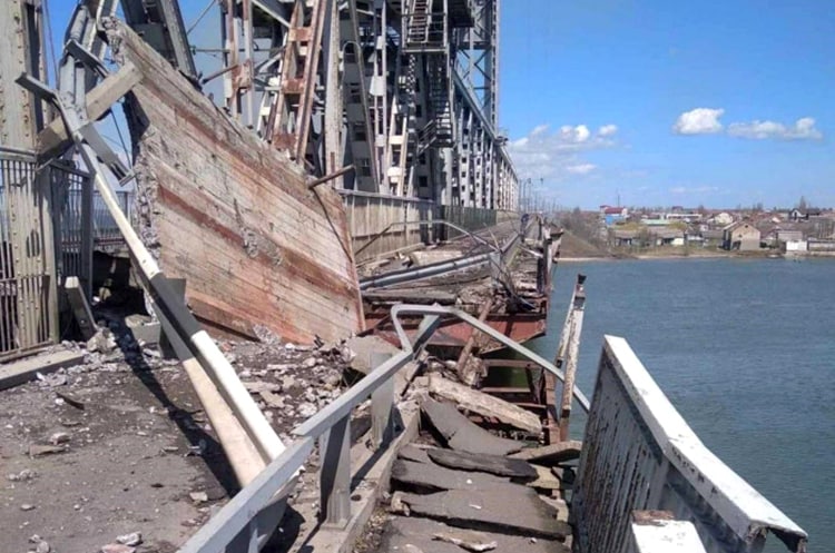 Росіяни вп'яте обстріляли міст через Дністровський лиман на Одещині