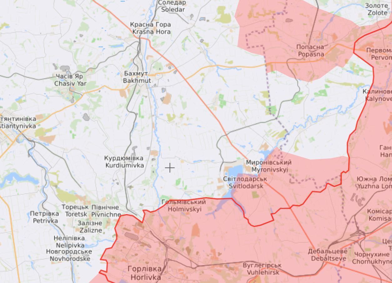 Росіяни захопили Світлодарськ, карта: Андрій Цаплієнко