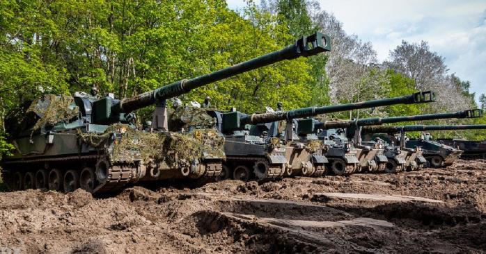 Польща передала Україні самохідні гаубиці AHS Krab. Фото: Міноборони Польщі