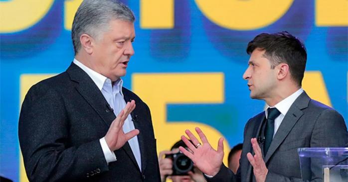 Петр Порошенко и Владимир Зеленский, фото: «Украинская правда»