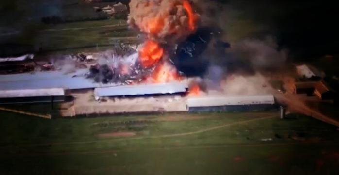 Знищення російської військової техніки, скріншот відео