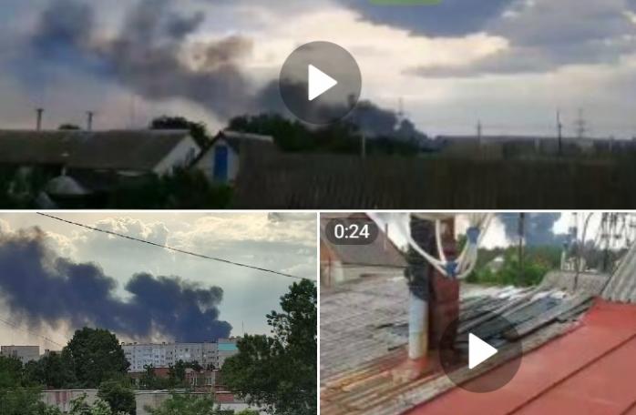 ВСУ взорвали склад боеприпасов рф в оккупированной Новой Каховке