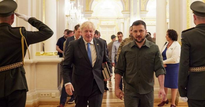 Борис Джонсон знову відвідав Україну, фото: Володимир Зеленський