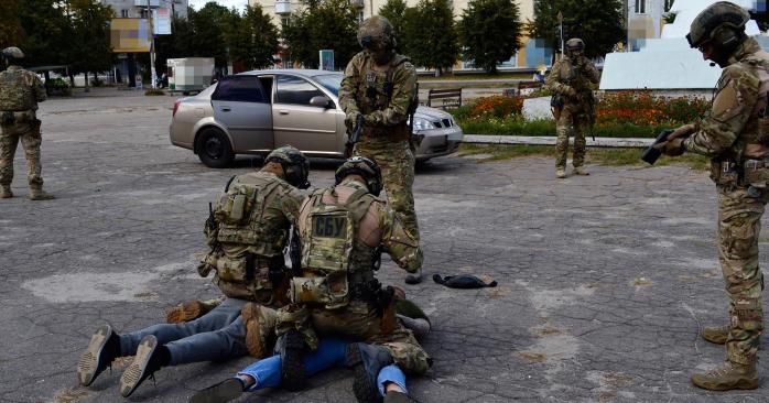 Ряд российских диверсантов задержали в Киеве. Фото: СБУ