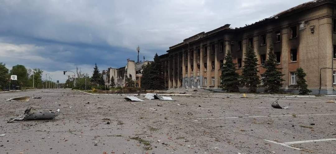 Руйнування в Лисичанську. Фото: Сергій Гайдай у Telegram