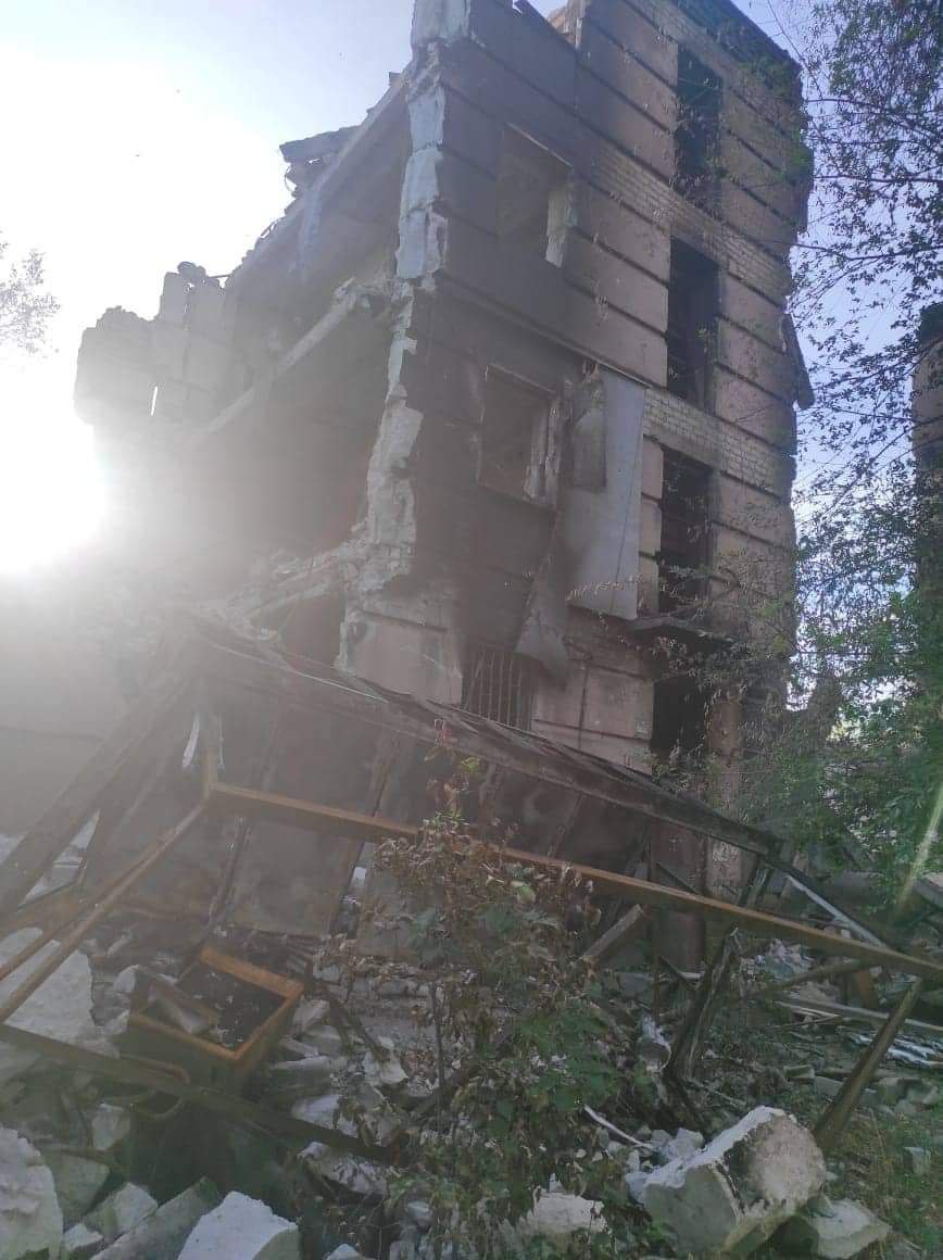 Руйнування в Лисичанську. Фото: Сергій Гайдай у Telegram