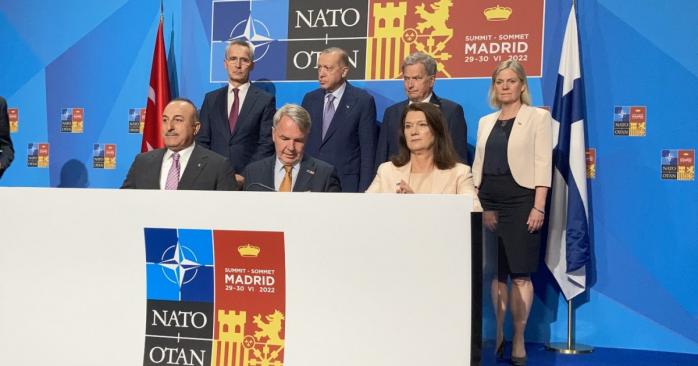 Швеция и Финляндия договорились с Турцией о расширении НАТО, фото: Рикард Юзвяк