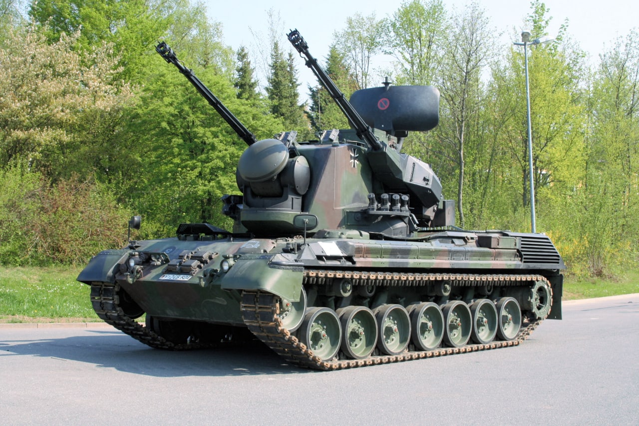 Німецька зенітна самохідна артилерійська установка Gepard (Flugabwehrkanonenpanzer Gepard)