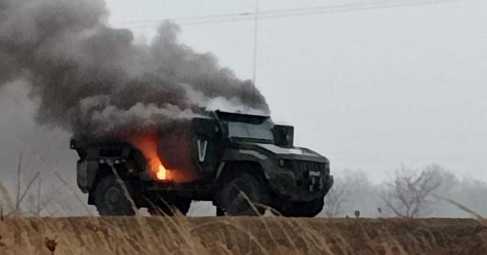 Підбита російська техніка, фото: «Українська правда»