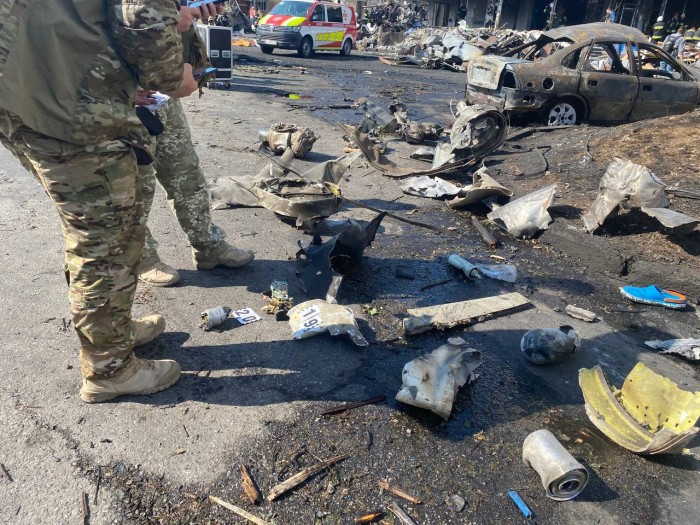 Наслідки російського ракетного удару по Вінниці, фото: міськрада Вінниці