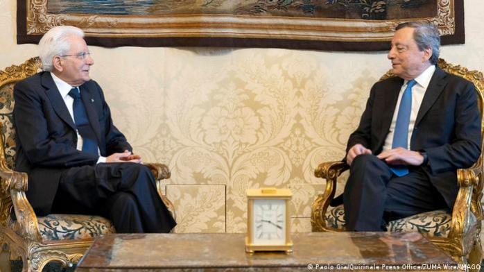 Один из друзей Украины в ЕС премьер Италии Драги второй раз за неделю подал в отставку