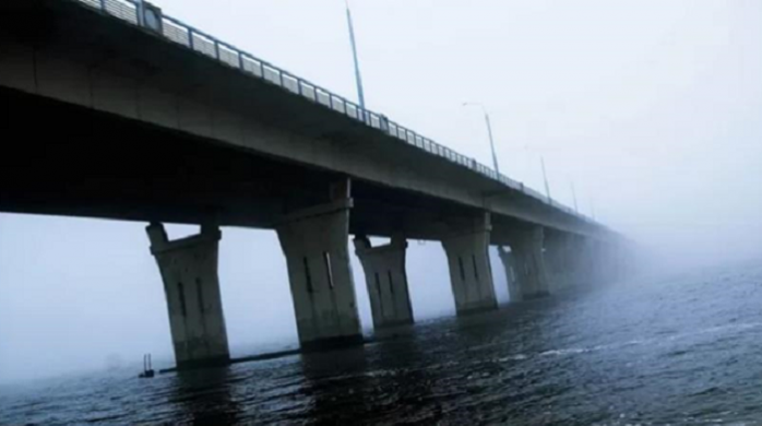 Появилось видео филигранного попадания ВСУ в Антоновский мост