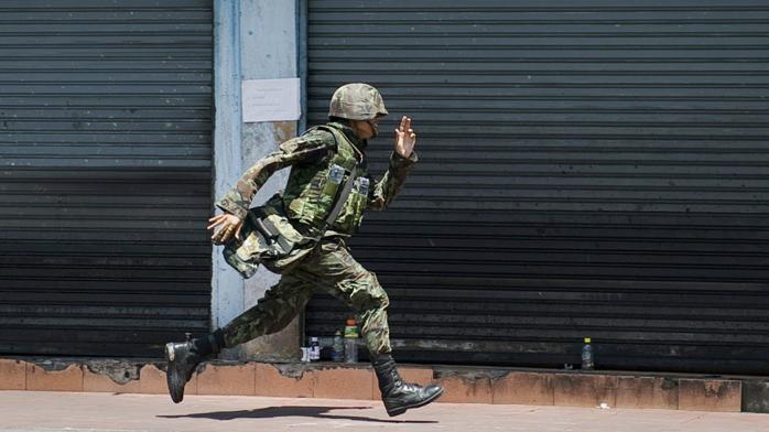 Рашисти на Херсонщині тікають з поля бою, фото: «Донбасс – Комментарии»