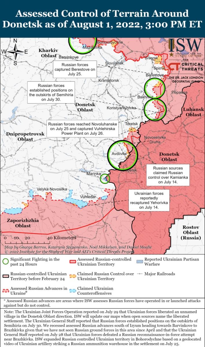 Росіяни перекидають війська на Запоріжжя і припиняють наступ на Слов’янськ - війна в Україні