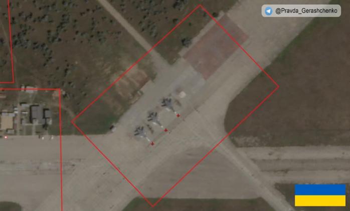 На аеродромі в Криму стояли 30 винищувачів рф, заявили в МВС 