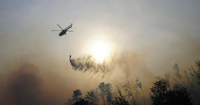 Пожежа на горі Савчин, фото: ДСНС