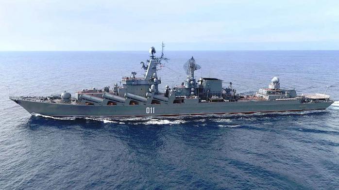 Кораблі рф з ракетами «Калібр» у Чорному морі. Фото: 