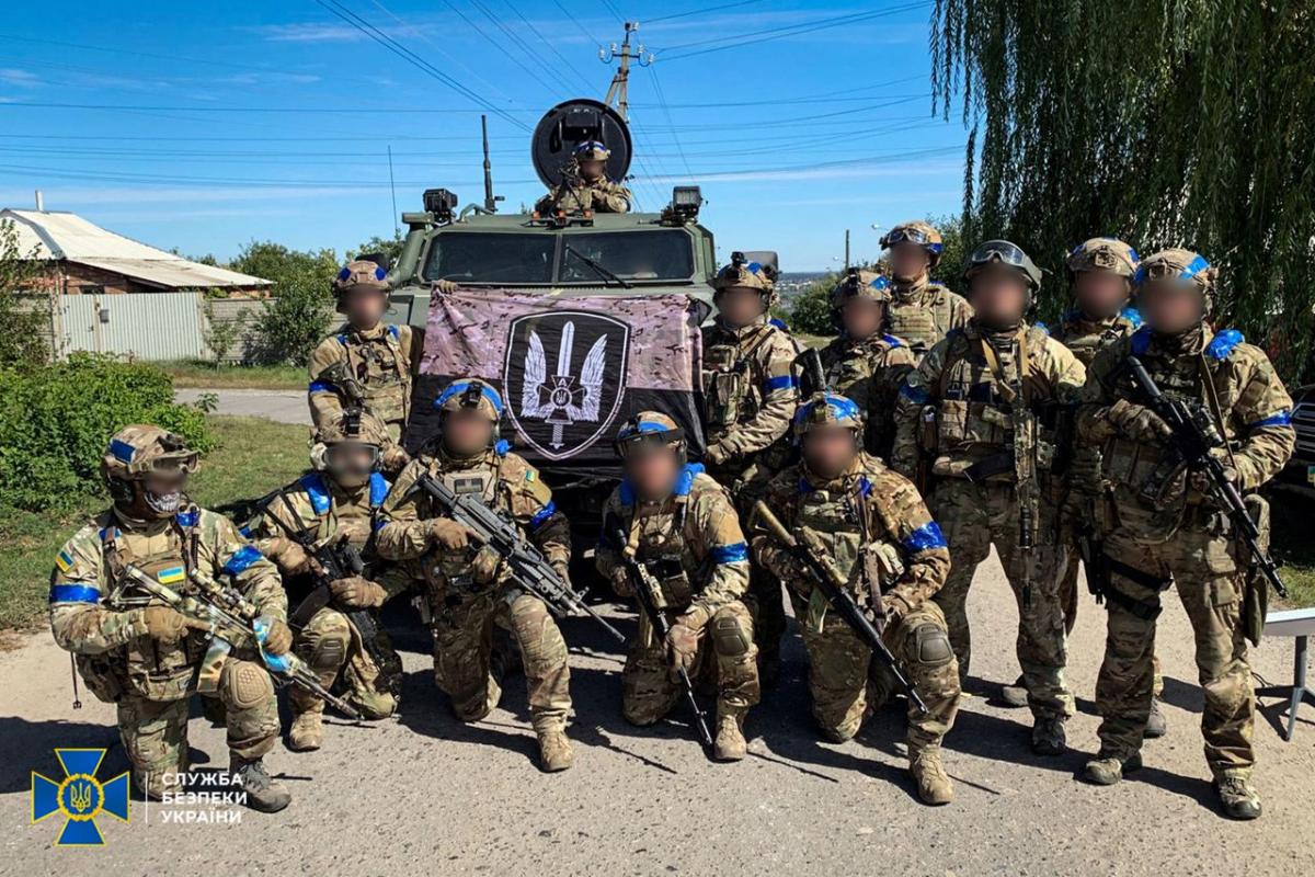 Підрозділ СБУ «Альфа» у місті Куп’янськ. Фото: Служба безпеки України