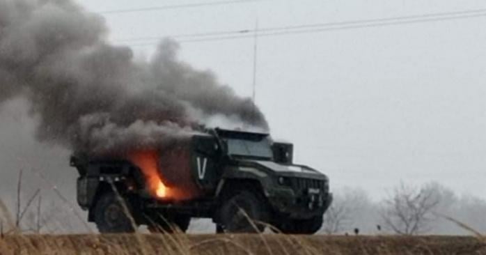 Подбитая российская техника, фото: «Украинская правда»