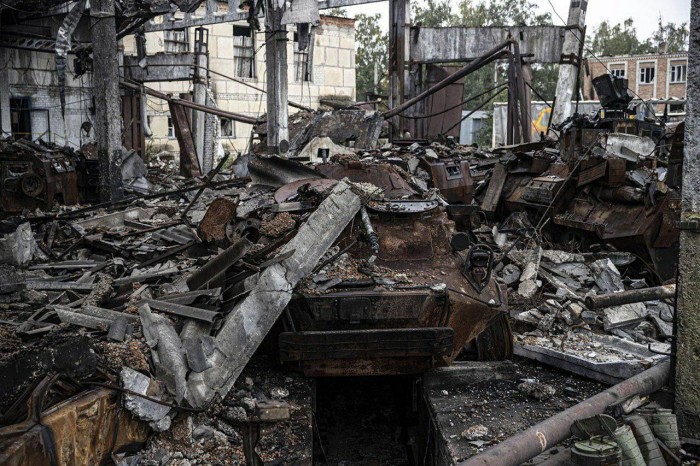 Знищена російська база, фото: «Останній блокпост»
