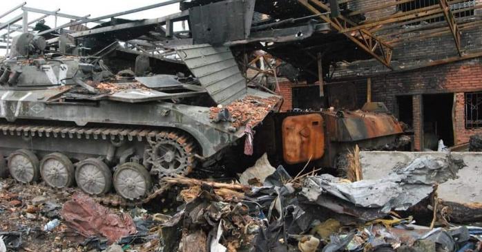 ВСУ уничтожили автовокзал в Сватово. Фото: Генштаб ВСУ