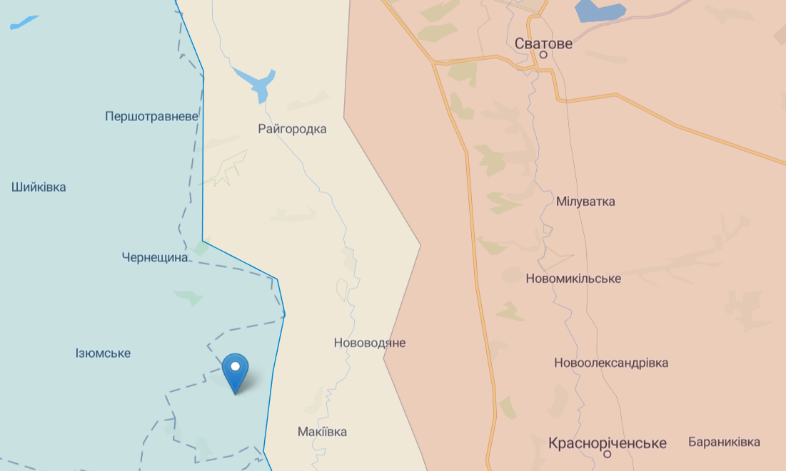 Українські військові деокупували Греківку. Карта: DEEPSTATEMAP