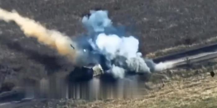 Знищення російської техніки, скріншот відео