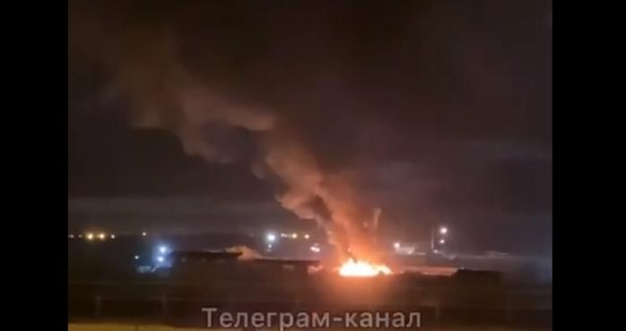 Масштабный пожар в Белгородской области - горит завод