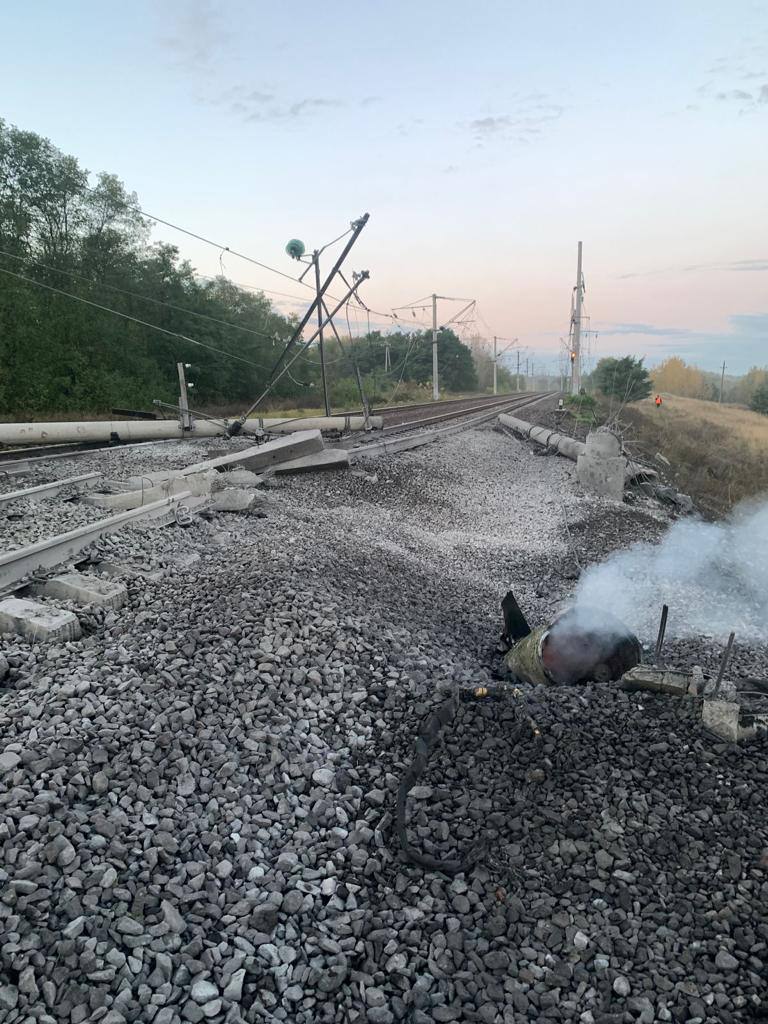 У Білгородській області росії призупинили рух поїздів через збиті ракети
