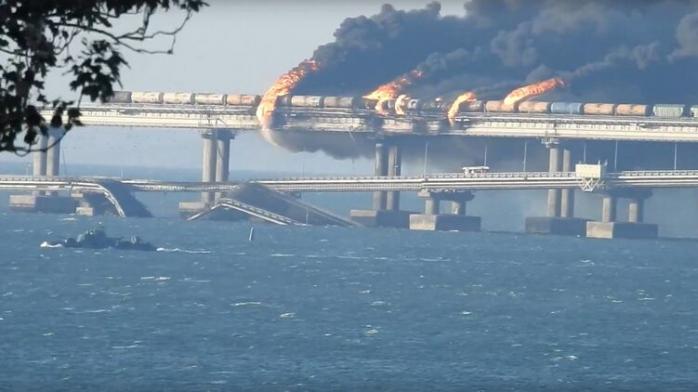 Володимир Зеленський вперше прокоментував вибух на Кримському мосту. Фото: 