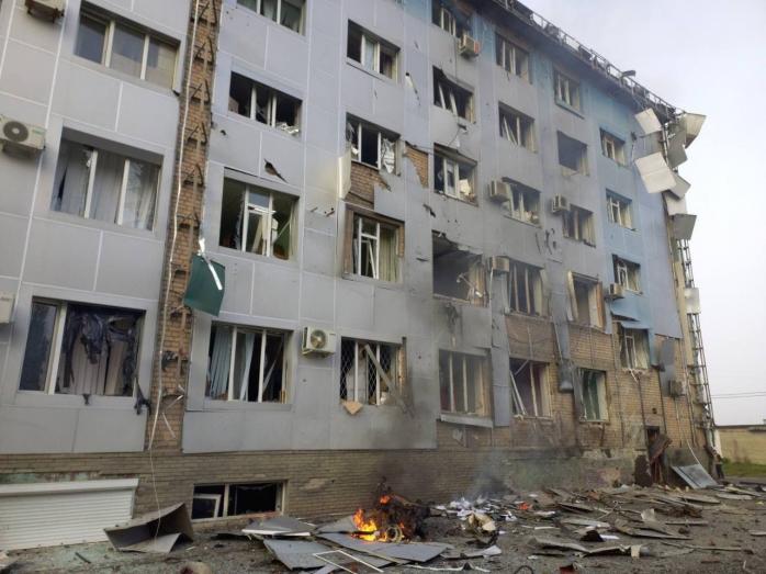 В Мелитополе взорвали бизнес-центр гауляйтера балицкого
